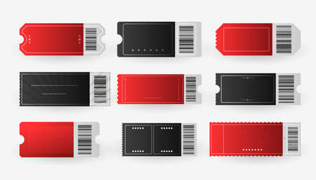 admit one movie cinema film tickets set