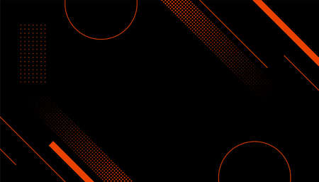 sports style halftone memphis black backgroundのイラスト素材