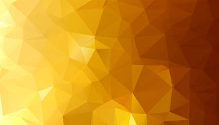 low poly golden triangle shapes backgroundのイラスト素材