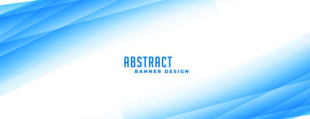 abstract blue banner with gradient linesのイラスト素材