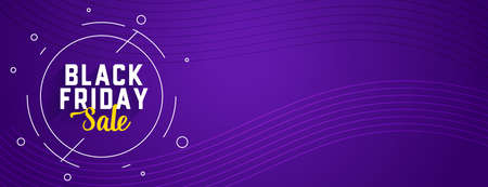 modern black friday sale banner in memphis styleのイラスト素材