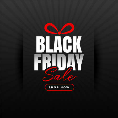 creative black friday sale poster design