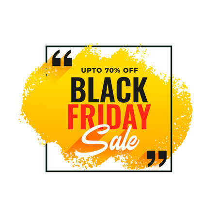 black friday sale background with paint shapeのイラスト素材