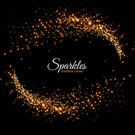 sparkles motion trail background designのイラスト素材