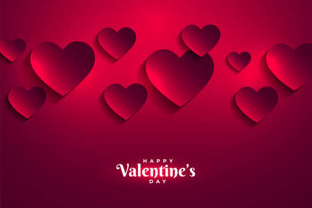 hearts background for valentines dayのイラスト素材