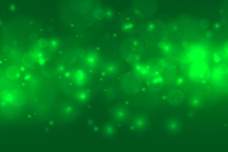 shiny green sparkling bokeh backgroundのイラスト素材