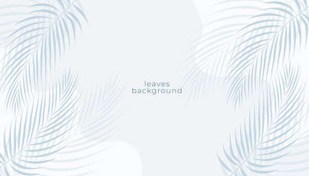 white nature leaves background designのイラスト素材