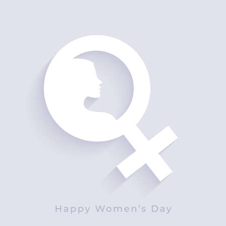 minimalist womens day celebration card designのイラスト素材