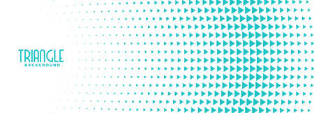 little triangle blue pattern on white backgroundのイラスト素材