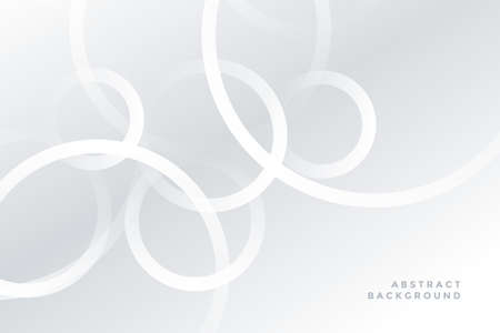 white background with circular effectのイラスト素材