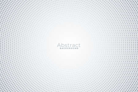 abstract halftone circles white backgroundのイラスト素材