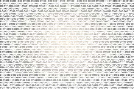 white background with binary code numbers