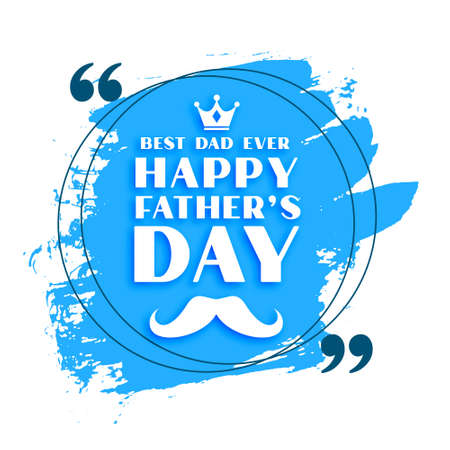 happy father's day abstract greeting designのイラスト素材