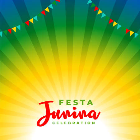 sunburst style festa junina celebration backgroundのイラスト素材