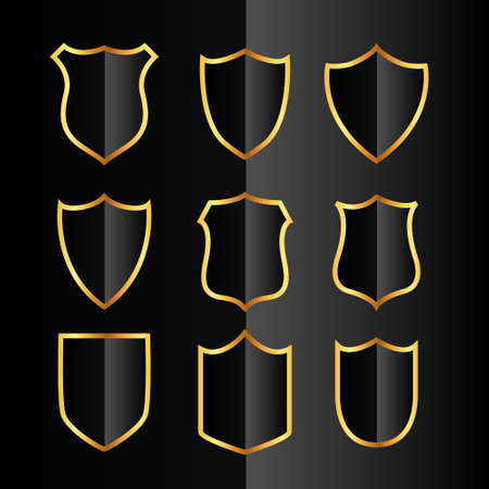 luxury badges and symbols collectionのイラスト素材