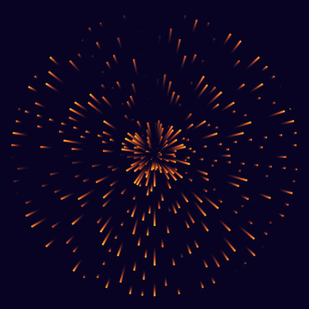 bursting firworks vector background designのイラスト素材