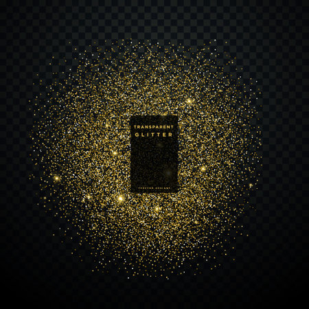 gold glitter explosion shiny sparkles confetti backgroundのイラスト素材