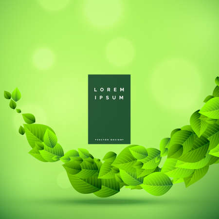 awesome green eco friendly nature background vectorのイラスト素材