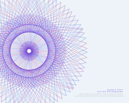 vector lines spirograph vector background