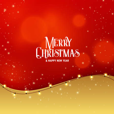 stylish premium christmas greeting design with light effectのイラスト素材