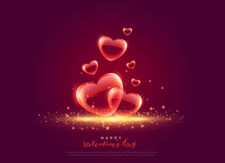 creative love background for valentine's dayのイラスト素材