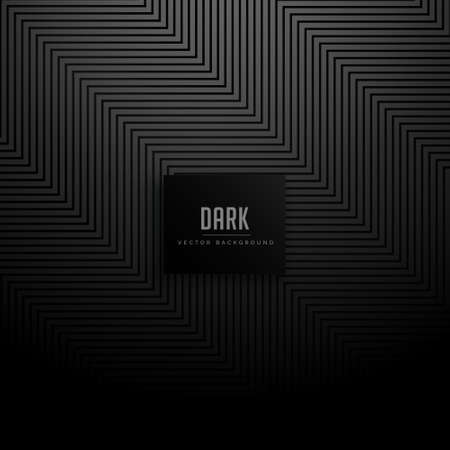 zigzag diagonal lines pattern black dark backgroundのイラスト素材