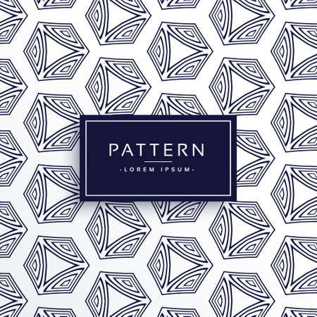 geometric line hexagonal pattern background