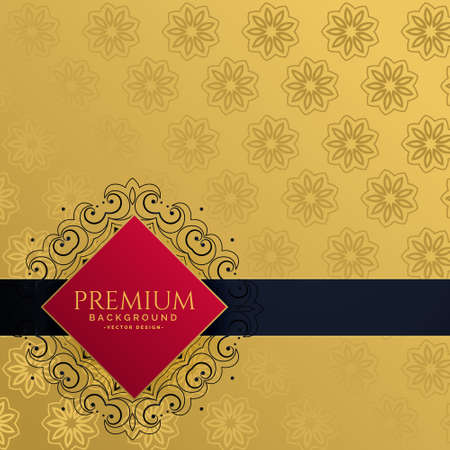 royal golden luxury invitation backgroundのイラスト素材