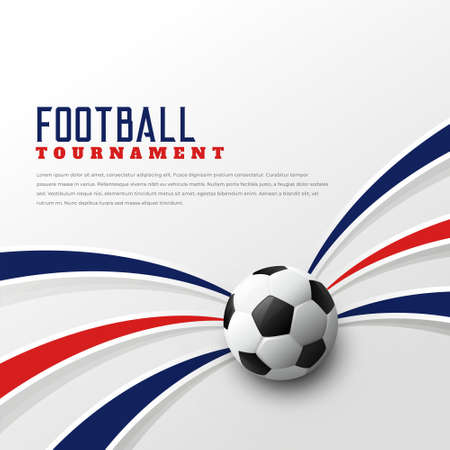 football tournament background design templateのイラスト素材