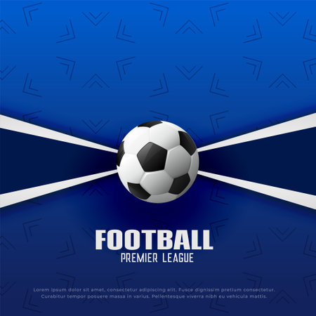 football premier league soccer championship backgroundのイラスト素材