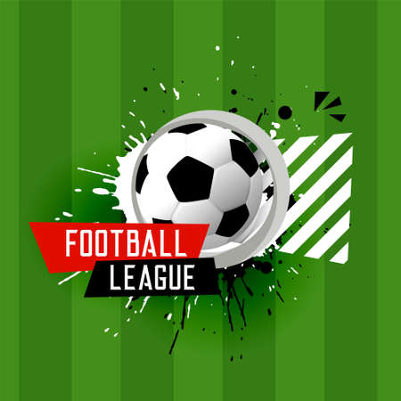 abstract football league banner backgroundのイラスト素材