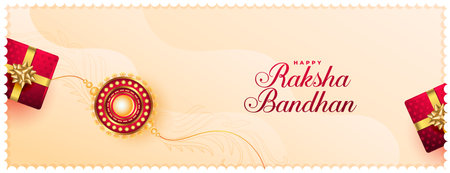 beautiful raksha bandhan festival background for brother and sisterのイラスト素材