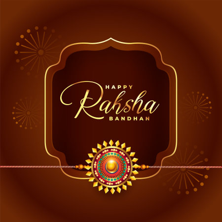 hindu festival raksha bandhan holiday background with rakhi designのイラスト素材