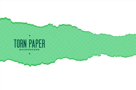 green torn ripped paper sheet backgroundのイラスト素材