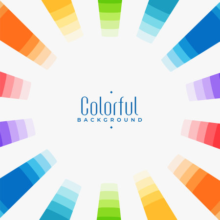 rainbow colors stripes abstract background vectorのイラスト素材