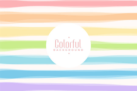 rainbow pastel colors stripe background vectorのイラスト素材