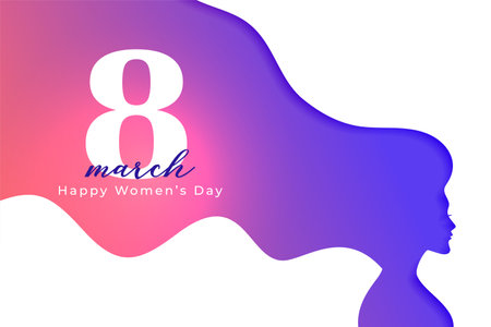 creative style happy women's day event background design vectorのイラスト素材