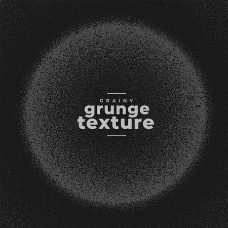 abstract black dots grainy grunge texture banner vectorのイラスト素材
