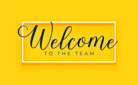 creative welcome to the team banner for corporate hiring vectorのイラスト素材