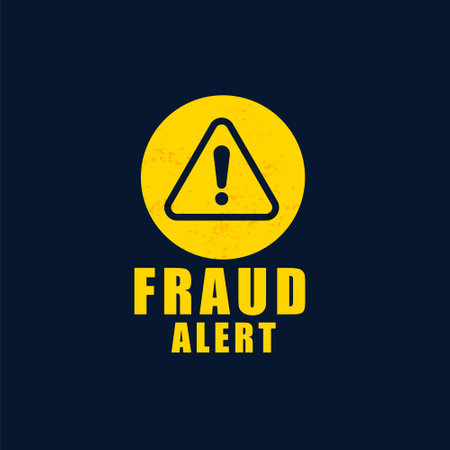get your email secure and protected with fraud alert warning background vectorのイラスト素材