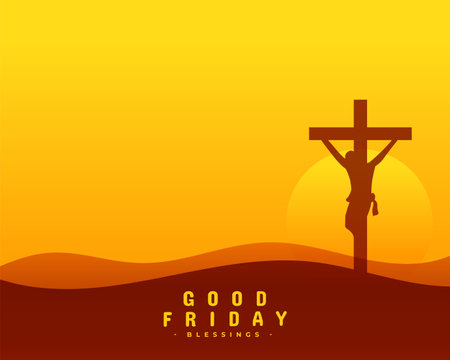 good friday crucifixion background for your spiritual divinity vectorのイラスト素材