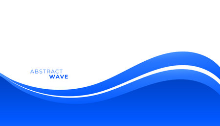 modern style abstract wave with curry motion for business background vectorのイラスト素材