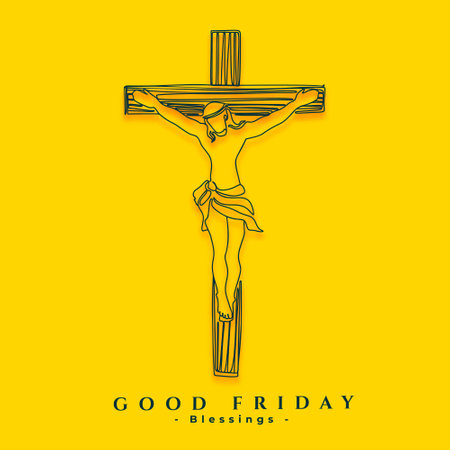 good friday holy background for christian the saint's day vectorのイラスト素材