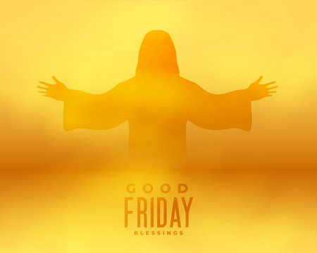 good friday background to remember the sacrifice of jesus christ vectorのイラスト素材