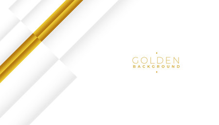 white and golden banner for your luxurious backdrop vectorのイラスト素材