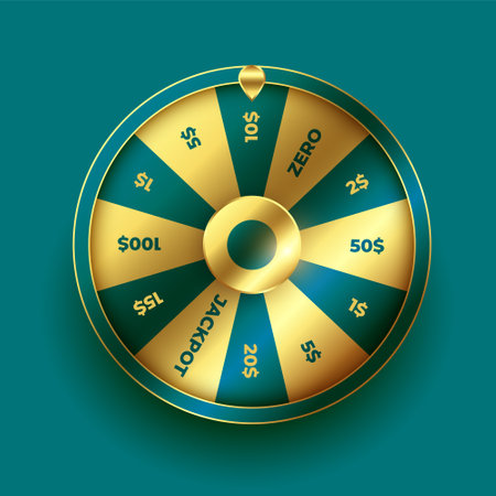 premium jackpot roulette background for money and lottery vectorのイラスト素材