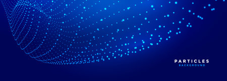 abstract dotted tech network dynamic wallpaper for cyber research vectorのイラスト素材