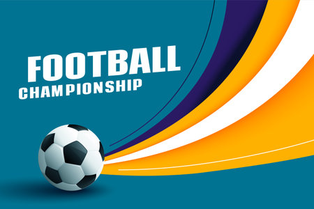 realistic football championship tournament background play and win vectorのイラスト素材