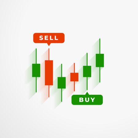 forex trading chart background exchange digital money and fund vectorのイラスト素材