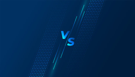 modern style versus tournament banner for duel combat battle vectorのイラスト素材